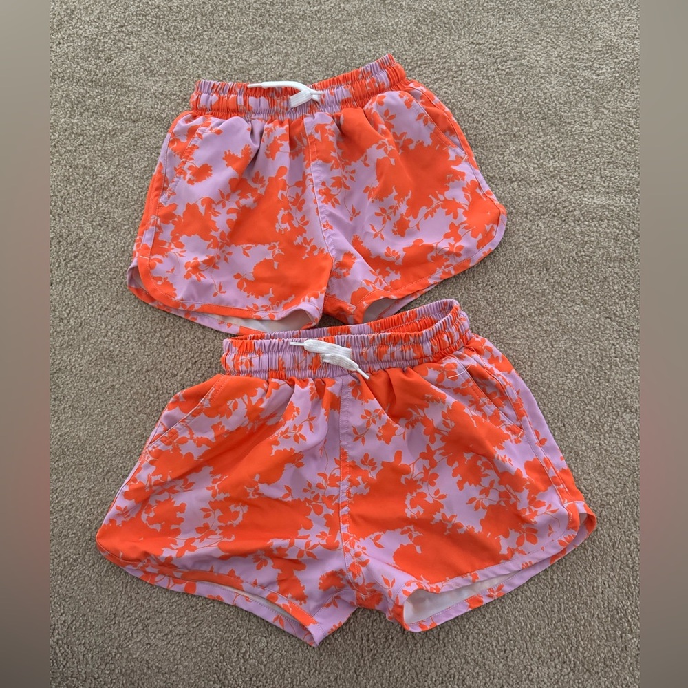 Kortni Jeane boys sibling set swim trunks shorties